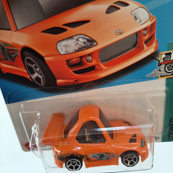 '94 Toyota Supra Hot Wheels 2023 Tooned Collection Fast & Furious Orange Car - Picture 4 of 11